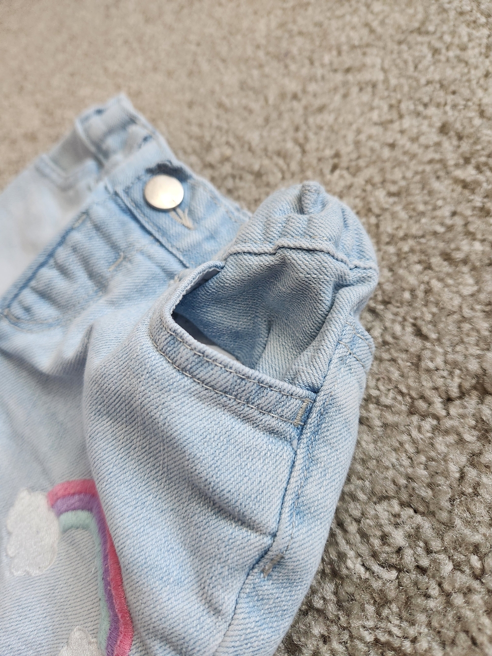 Girls 4T Mix & Match Bundle | Unicorn, Blue, Rainbow, School | 4 Pieces - Picture 10 of 11